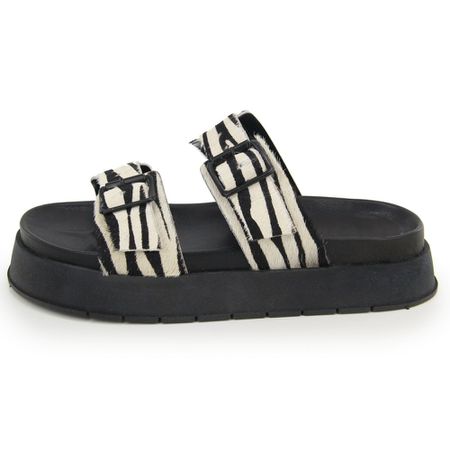 Papete Claudia Flatform Zebra - Maria Paula Store