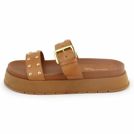 Papete Elizabete Acolchoada Camel - Maria Paula Store