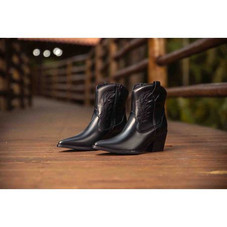 Bota Country Texana Western em Couro Bic... - Maria Paula Store