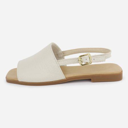 Sandália Rasteira Casual Conforto Safira... - Maria Paula Store