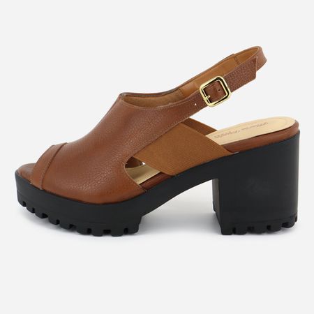 Tamanco Tratorado Couro Casual Morgana S... - Maria Paula Store