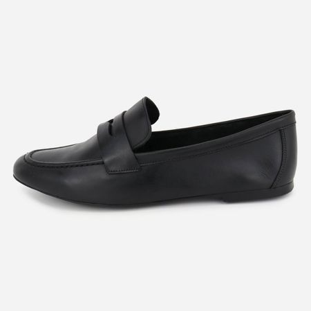 Loafer Couro Feminino Casual Romina Pret - Maria Paula Store