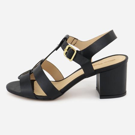 Tamanco Feminino Couro Fivela Confort No... - Maria Paula Store