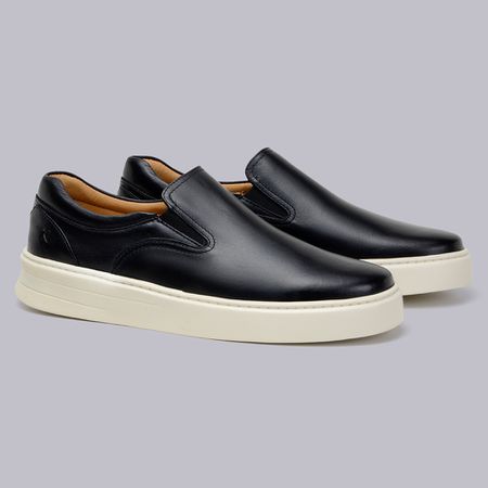 Tênis Slip On Evoque Preto - NEVANO