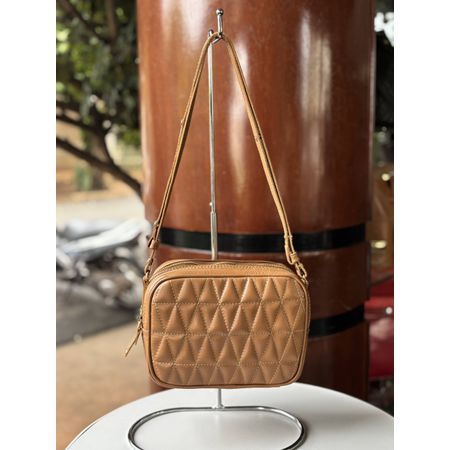 Bolsa em Couro Legítimo de Transversal - 40974 - C... - PACHECO CALÇADOS