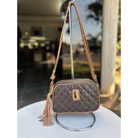Bolsa em Couro Legítimo de Ombro e Transversal - 4... - PACHECO CALÇADOS