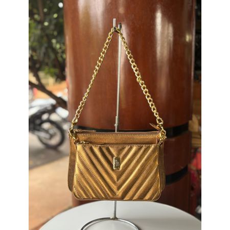 Bolsa Duas em Uma em Couro Legítimo Ouro Velho - 4... - PACHECO CALÇADOS