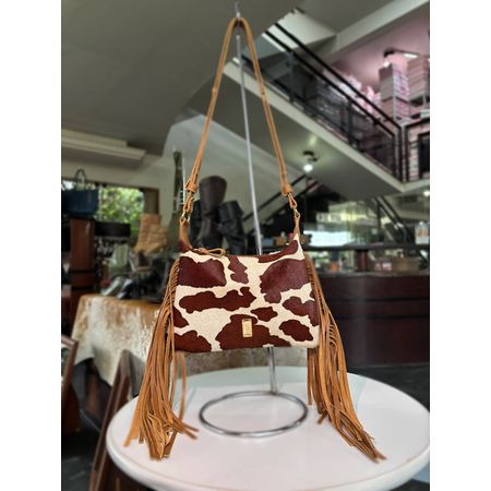 Bolsa Cow Print em Couro Legítimo de Ombro e Trans... - PACHECO CALÇADOS