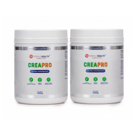 Creatina Creapro 300g - Kit 2un - PROFILE HEALTH