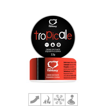 *Excitante Unissex Tropicale Pomada 3,5g (105417) - Padrão