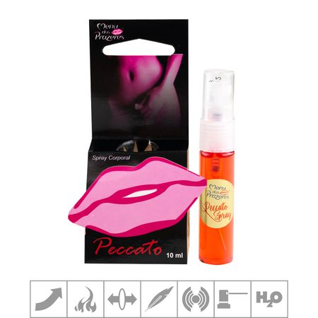 *Excitante Unissex Peccato Spray 10ml (17411) - Padrão