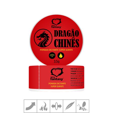 *Excitante Unissex Dragão Chinês Pomada 3,5g (204420-14885) - Padrão