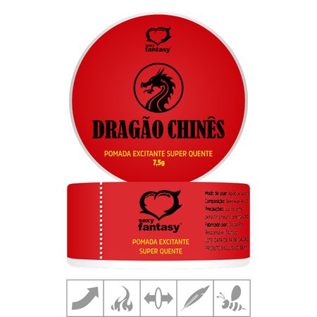 Excitante Unissex Dragão Chinês Pomada 7,5g (304420) - Padrão