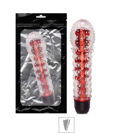 Vibrador Com Capa Texturizada Massageadora SI (5463-ST337) - Vermelho