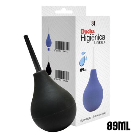 Ducha Higiênica Rectal Syringe 89ml SI (5604) - Preto