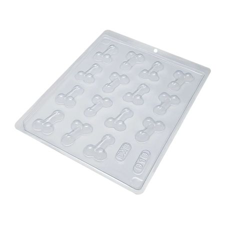 Forma Acetato Formato de Mini Pênis 1un (BW910) - Transparente