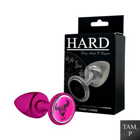 Plug de Metal P Signos Touro (HA162TO) - Rosa
