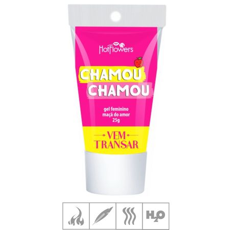 *PROMO5 - Excitante Feminino Chamou Chamou 25g Validade02/26 (HC722) - Maçã do Amor