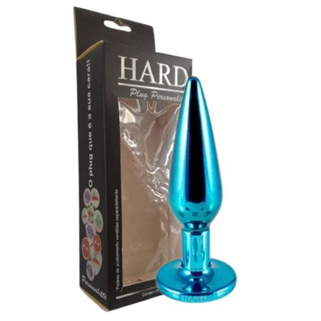 Plug Metálico Slim Personalitté (HA188) - Azul