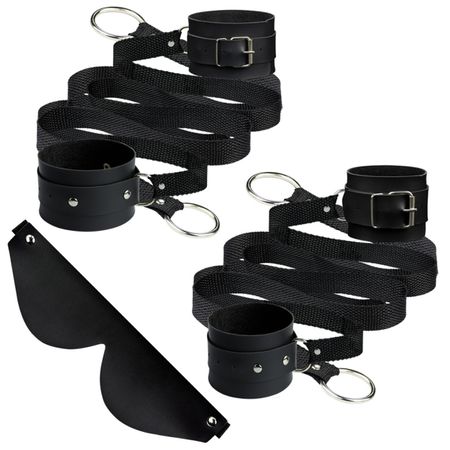 Kit Bondage Em Courvin La Pimienta (L170) - Preto