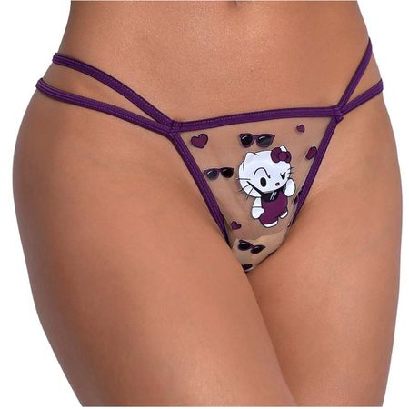 Calcinha Hello Kitty Pop (PS6275) - Roxo