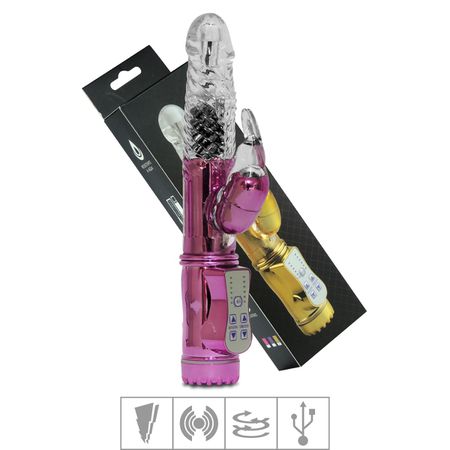 Vibrador Rotativo Recarregável Jack Rabbit VP (RT002R-ST348) - Roxo