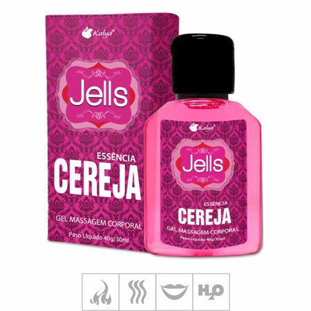 *Gel Comestível Jells Hot 30ml (ST106) - Cereja