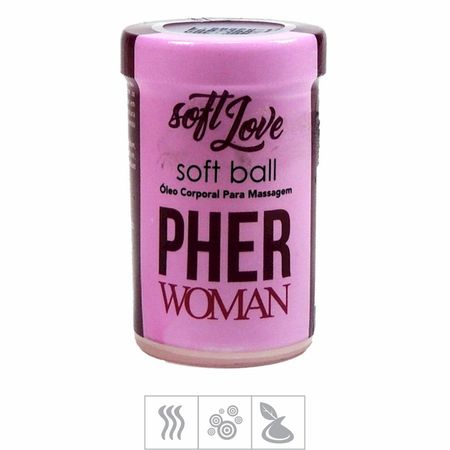 **Bolinha Afrodisíaca Soft Ball Com 2un (ST434) - Pher Woman (Fem)