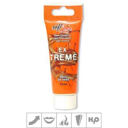 **Excitante Unissex Beijável Ex Treme 15ml (ST587) - Doce de Leite