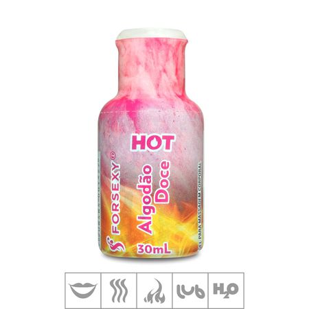 *PROMO - Gel Comestível For Sexy Hot 30ml Validade 01/25 (ST739) - Algodão Doce