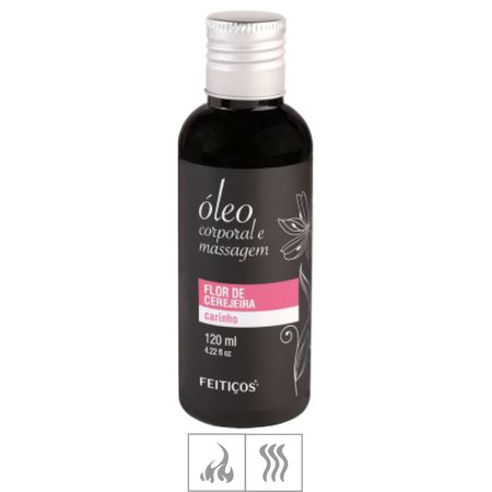 Óleo Corporal Para Massagem Feitiços 120ml (ST953) - Flor de Cerejeira