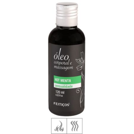 Óleo Corporal Para Massagem Feitiços 120ml (ST953) - Hot Menta