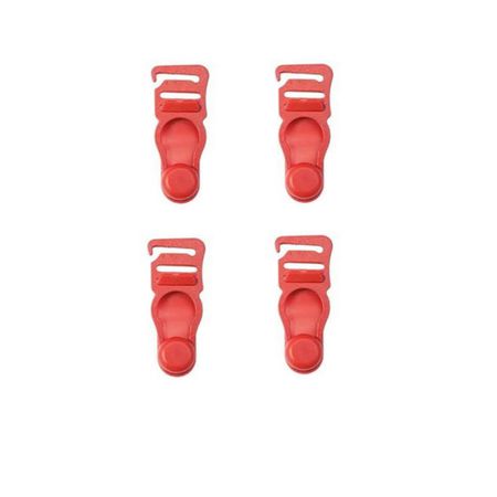 Presilha Para Meia 4un (ST977) - Vermelho