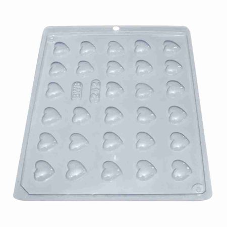 Forma Acetato Formato de Mini Coração 1un (BW242) - Transparente