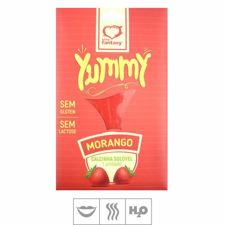 Calcinha Comestível Yummy SF (ST518) - Morango