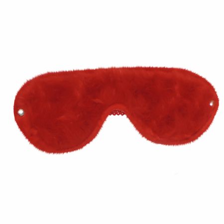 Tapa Olhos Com Pelúcia Brasil Fetiche (VPV22-ST522) - Vermelho