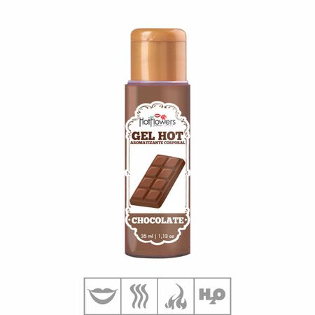 Gel Comestível Hot Flowers Hot 35ml (ST571) - Chocolate