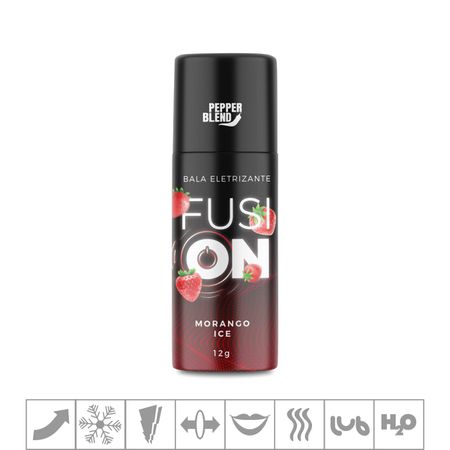 Excitante Unissex Beijável Fusion 12g (ST751) - Morango Ice