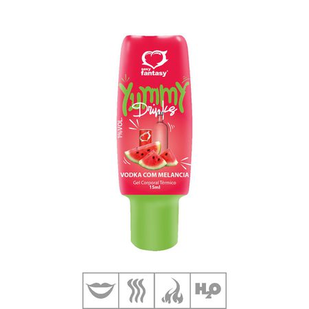 Gel Comestível Yummy Drinks Hot 15ml (ST877) - Vodka c/ Melancia