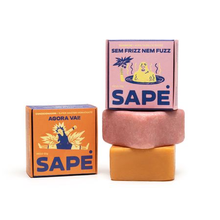 Duo Para Cabelos Secos ou Cacheados - Sapė #timetoclean