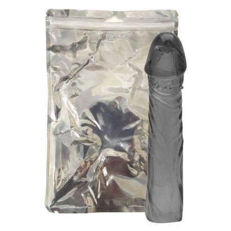 Capa Peniana de 14cm Para 15cm Com Glande Avantajada SI (1067-ST305) - Preta