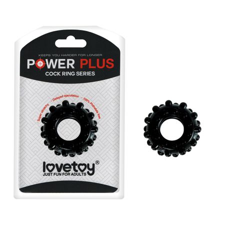 *Anel Peniano Com Esferas Love Toy SI - (1241-1245) - Preto