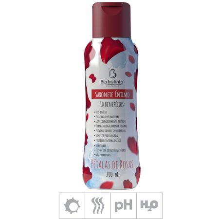 Sabonete Feminino Íntimo Bio Instinto 200ml -(17909-ST974) - Pétalas de Rosas