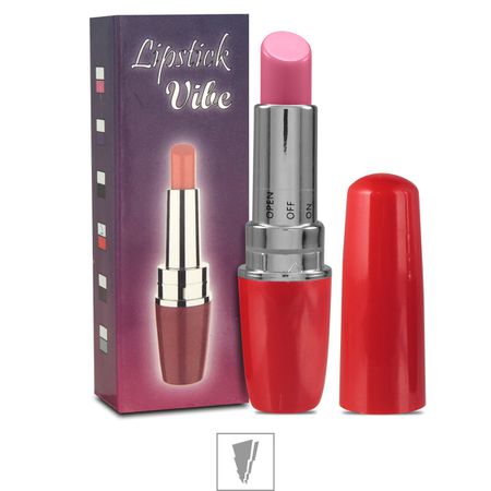 Vibrador Formato De Batom Lipstick SI (5132-MV007) - Vermelho