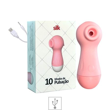 Vibrador Com Pulsação Silk SI (7547) - Rosa