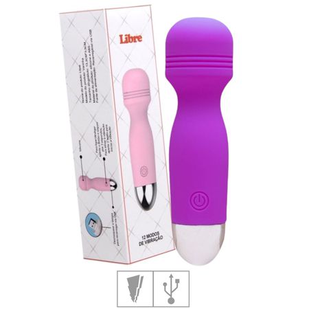 Massageador Mini Varinha Mágica Libre SI (7857) - Roxo