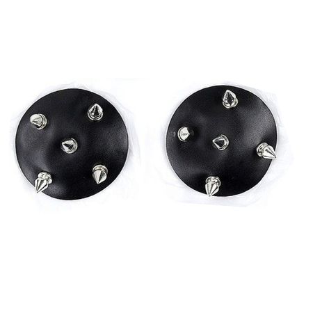 Adesivos Para Seios com Spikes SI (9468) - Preto