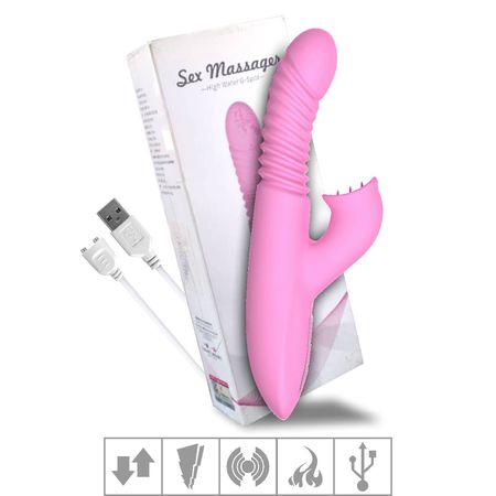 *Vibrador Vai e Vem Sex Massager (DB060-CZDB60) - Rosa