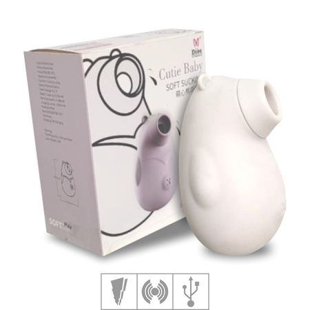 *Vibrador Com Pulsação Formato de Hipopótamo VP (DB083-CZDB83) - Cinza