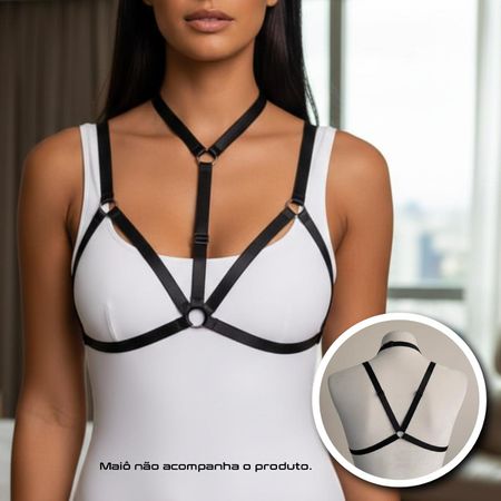*Harness Soutien- GS112 - Preto